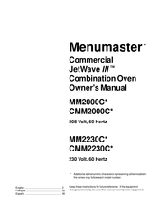 Menumaster JetWave lll MM2230C Manual Del Usuario