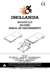 Dhollandia DH-CH102 Manual De Funcionamiento