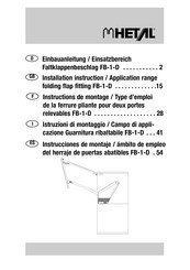 HETAL FB-1-D Instrucciones De Montaje