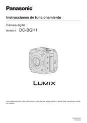 Panasonic DC-BGH1 Instrucciones De Funcionamiento