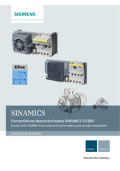 Siemens SINAMICS G120G Instrucciones De Servicio