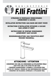 F.lli Frattini 55053 - 55102 Instrucciones De Montaje