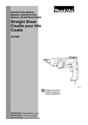 Makita JS1300 Manual De Instrucciones