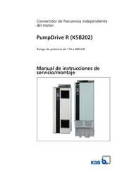 KSB PumpDrive R Manual De Instrucciones De Servicio/Montaje