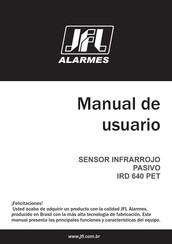 Jfl Alarmes IRD 640 PET Manual De Usuario