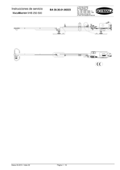 schmalz VACUMASTER VHB 500 Instrucciones De Servicio