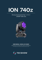 TECshow ION 740z Manual De Usuario