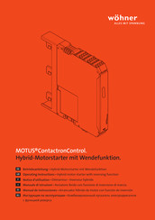 Wöhner MOTUS ContactronControl Manual De Instrucciones