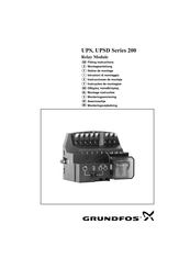 Grundfos UPSD Series 200 Instrucciones De Montaje