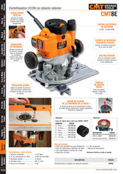 CMT ORANGE TOOLS CMT8E Manual De Instrucciones