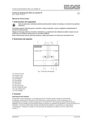 Jung 20320 1S IPS R Manual De Instrucciones