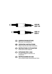 SUHNER ABRASIVE USF 11R Instrucciones De Uso