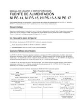 National Instruments PS-16 Manual De Usuario