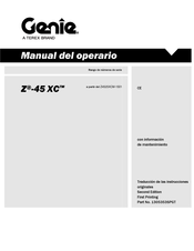 Genie Z-45 XC Manual Del Operario