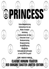 Princess 142313 Instrucciones De Uso