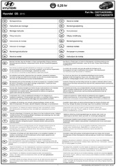 Hyundai C8272ADE00BL Instrucciones De Montaje