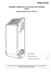 Stiebel Eltron CFK 5 Instrucciones De Uso Y Montaje