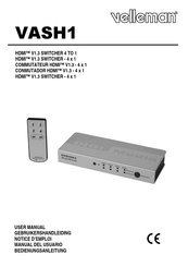 Velleman VASH1 Manual Del Usuario