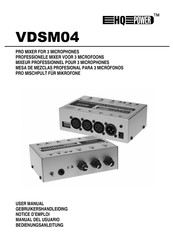 HQ-Power VDSM04 Manual Del Usuario