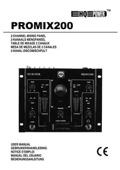 HQ-Power PROMIX200 Manual Del Usuario