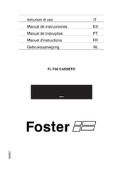 Foster FL F46 CASSETO Manual De Instrucciones