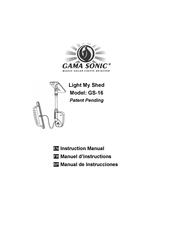 Gama Sonic Light My Shed  GS-16 Manual De Instrucciones