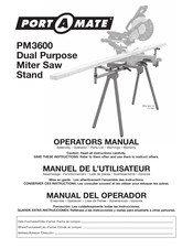 Portamate PM3600 Manual Del Operador