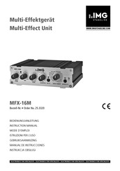 IMG STAGELINE MFX-16M Manual De Instrucciones