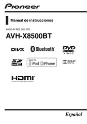 Pioneer AVH-X8500BT Manual De Instrucciones