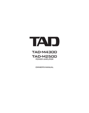 TAD M4300 Manual Del Propietário