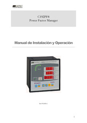 Satec C192PF8 Manual De Instalación Y Operación