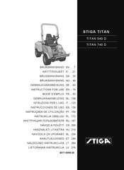 Stiga TITAN 740 D Instrucciones De Uso