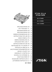 Stiga VILLA 95 COMBI Instrucciones De Uso