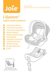 Joie i-Gemm Manual De Instrucciones