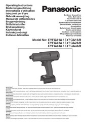 Panasonic EYFGA1AR Manual De Instrucciones