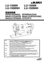 JUKI LU-1508N Manual De Instrucciones