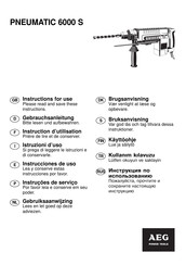 AEG PNEUMATIC 6000 S Instrucciones De Uso