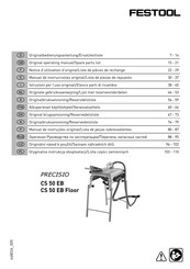 Festool PRECISIO CS 50 EB Manual De Instrucciones