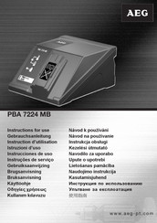 AEG PBA 7224 MB Instrucciones De Uso