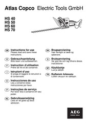 AEG Atlas Copco HS 40 Instrucciones De Uso