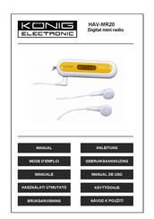 König Electronic HAV-MR20 Manual De Uso