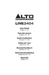 Alto Professional LIVE 2404 Guia Del Usuario