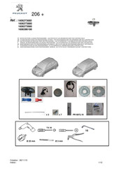 PEUGEOT 1606386180 Instrucciones De Montaje