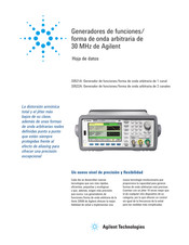 Aglient 33500 Serie Manual Del Usuario Y Datos Técnicos