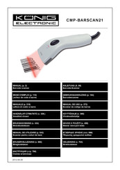 König Electronic CMP-BARSCAN21 Manual De Uso