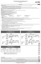 Leviton 15 Serie Manual De Instrucciones