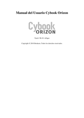 Bookeen Cybook Orizon Manual Del Usuario