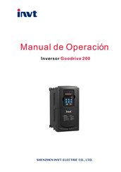 INVT Goodrive 200 Manual De Operación