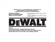 DeWalt DCH213 Manual De Instrucciones