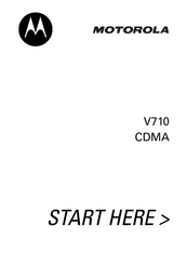 Motorola V710 CDMA Guía De Usuario